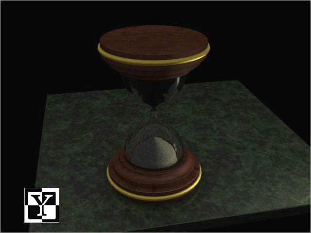 Sandclock by 3ds Max & Scanline