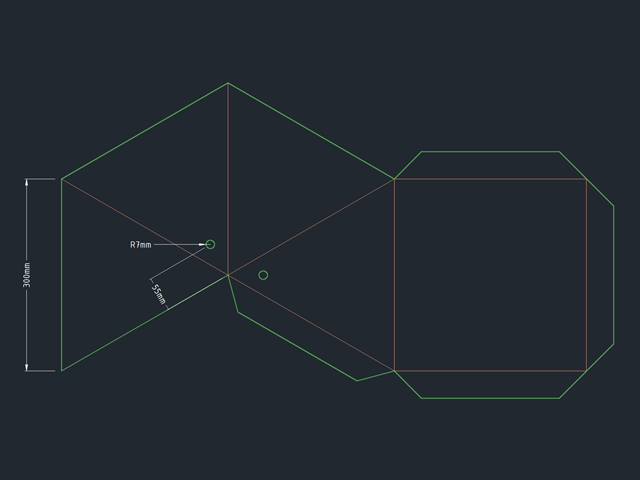 Box 'PiramidA'. Progettista Disegnatore CAD (Tirocinio / Stage), packaging design con AutoCAD, Roma.