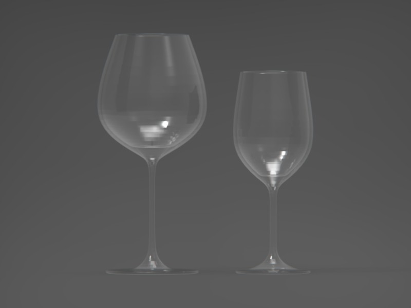 Calice bicchiere da vino in CAD 3D